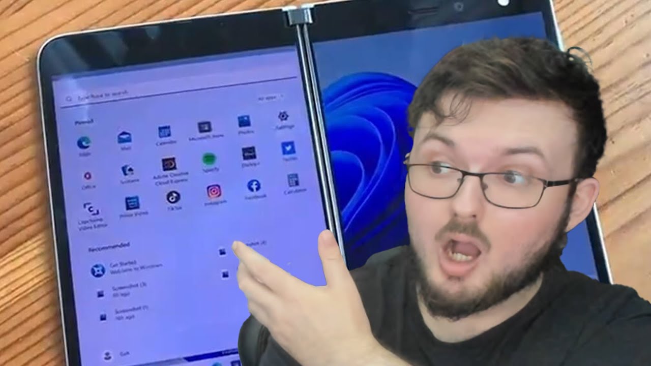 AN INSANE UPDATE TO THE MICROSOFT SURFACE DUO RUNNING WINDOWS 11!| IT'S EVEN MORE OPTIMIZED!