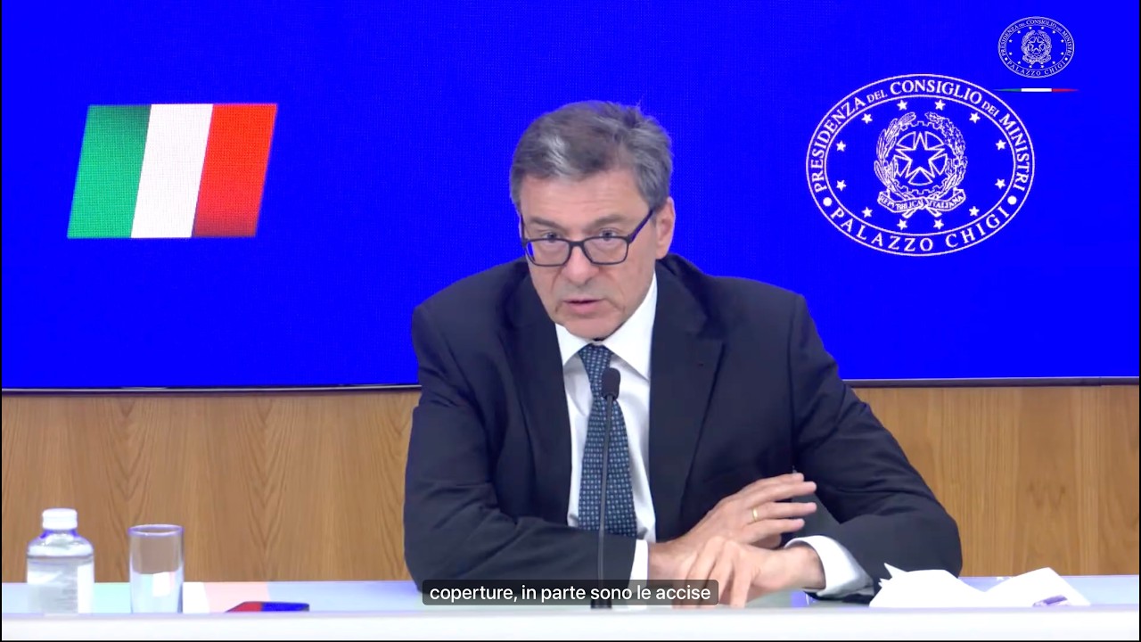 🔴 IL MINISTRO GIORGETTI ANNUNCIA I PROVVEDIMENTI APPROVATI DAL GOVERNO SUL CARO CARBURANTI