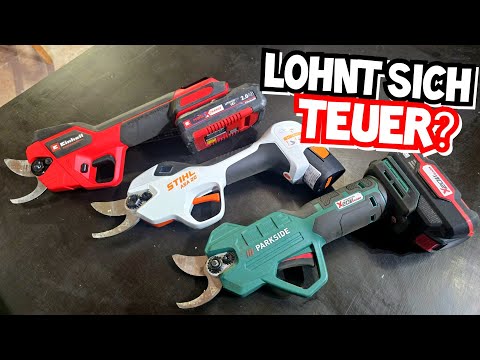 SURPRISING RESULT! | Cordless Pruning Shears Tested | Stihl ASA 20 - Einhell Professional Parkside