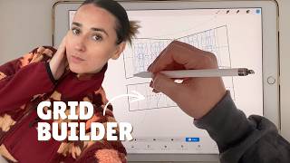 This is how I use Ian Barnard's Grid Builder in Procreate on the iPad Pro