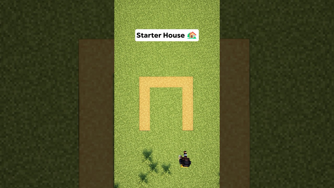 Minecraft Easy Starter House🏠