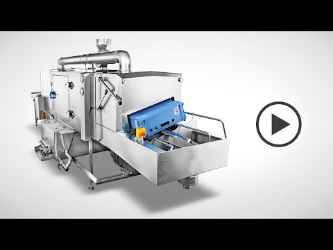 Kistenwaschanlage mit Gebläse DLWA-250 | MOHN GmbH