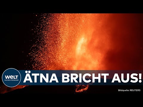SIZILIEN: "Spektakuläre Bilder!" Meterhohe Lavafontänen! Europas aktivster Vulkan bricht wieder aus!