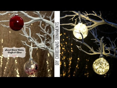 DIY Christmas Ornaments - Glass Xmas Bauble...