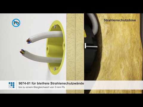 Strahlenschutz Geräte-Verbindungsdosen von KAISER