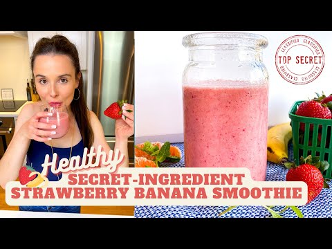 SECRET-Ingredient Strawberry Banana Smoothie