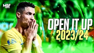 Cristiano Ronaldo ❯ Migos - &quot;OPEN IT UP&quot; (Slowed) ► Skills &amp; Goals 2023/2024