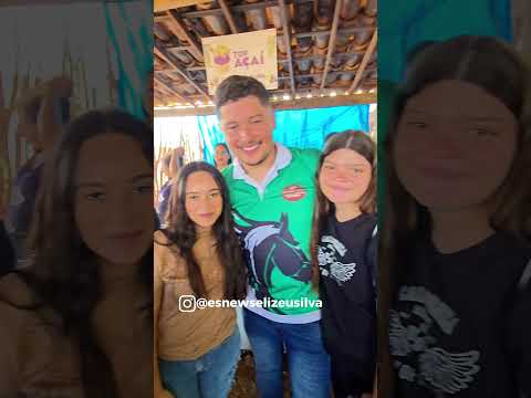 Amaro Pereira, prefeito de Ipaporanga esteve na cavalgada, em Lagoa de Santo Antônio-Ararendá-CE