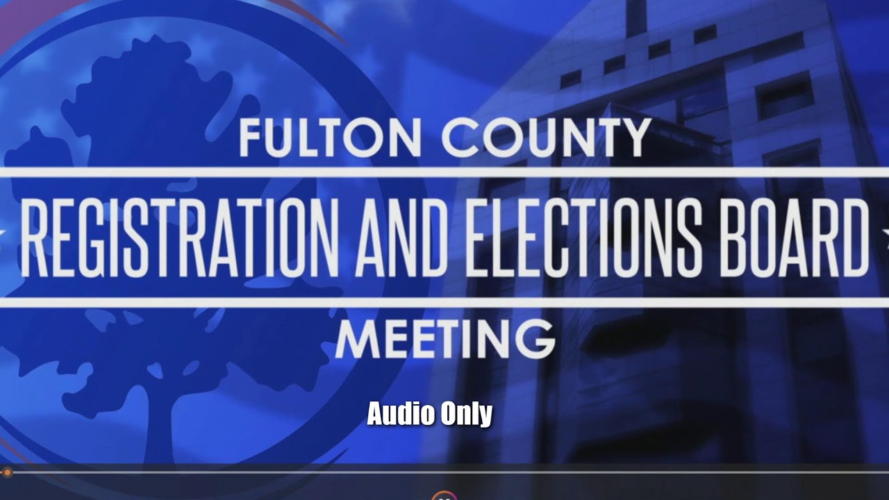 Fulton County Board of Registrations & Elections Special Called Meeting - April 20, 2026