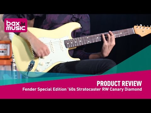 FENDER CLASSIC SERIES 60s STRATOCASTER Rare Canary Diamond Yellow Strat 66380 image 12
