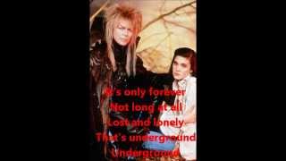 David Bowie Underground Lyrics