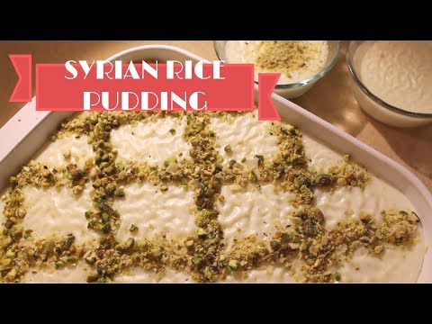 Syrian Rice Pudding