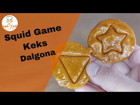 Squid Game Kekse selber machen, Rezept Dalgona Squid Game Cookies #43