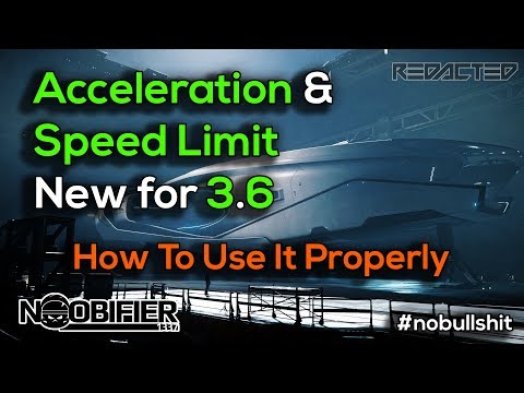 3.6 Changes - Acceleration & Speed Limit Sliders - Explained - Star Citizen