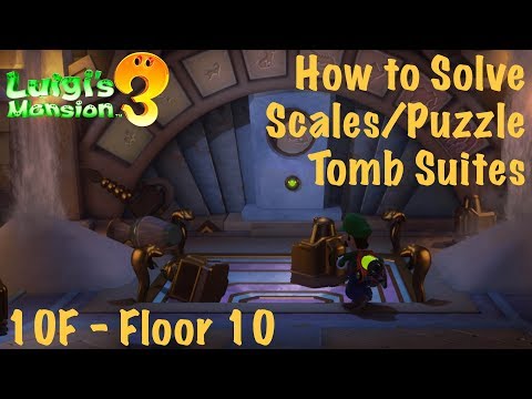 Luigi's Mansion 3 | How To Solve The Pyramid Scales Puzzle | 10F -  Floor 10