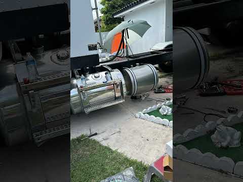 New PTO (WET KIT) for the Cabover #freightliner #cabover #1985 #trucker #trucking #FLT