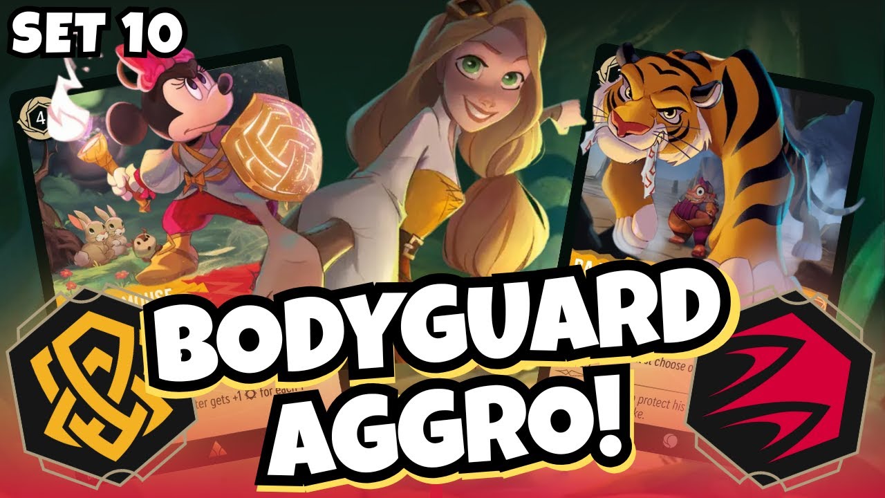 Lorcana Set 10 Deck - Amber Ruby Hero Aggro!