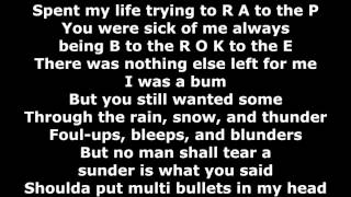 Tech N9ne - Suicide Letters - Lyrics