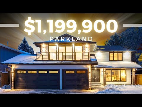 Tour a $1,199,900 RENOVATED Home in Parkland Calgary | Parkland Home For Sale 2023