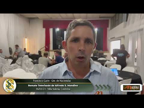 16-03-23 - Francisco Garin - Gte. de Haciendas - Remate Televisado de Alfredo S. Mondino