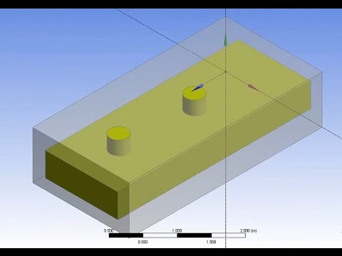 ✅ ANSYS DESIGN MODELER - Basic Tutorial 06 - FILL - Negative Volume
