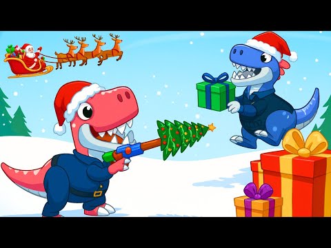 Merry Christmas | Happy New Year 2026 | Dinosaur Song For Kids