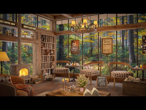 Smooth Relaxing Jazz at Cozy Coffee Shop ☕ Instrumental Music for Studying, Working and Chill