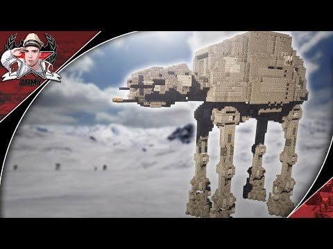 Minecraft: STAR WARS All Terrain Armored Transport (AT-AT) | Combat Walker Tutorial