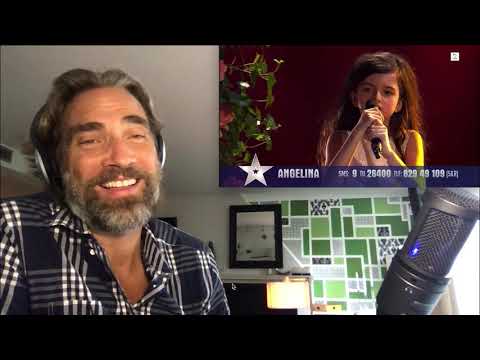 First Time Reaction  -  Angelina Jordan -  Summertime AND Goodbye Yellow Brick Road. 6 years apart.