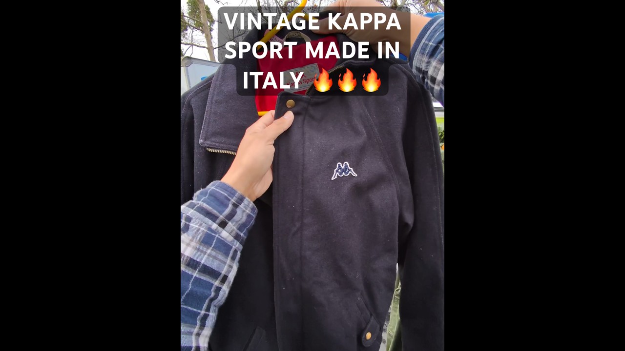 #vintage #kappa #sport #madeinitaly 🔥 #90s #vintage #fleamarket #thrifting #thrift #80s #ebay