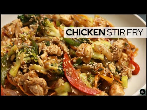 Healthy CHICKEN AND VEGETABLE STIR FRY Recipe | 30-Minute Dinner Recipe | Easy Weeknight Meal
