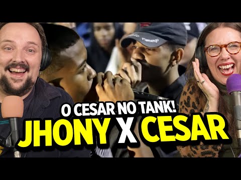 Cesar vs Jhony – Batalha do Tanque (Você já viu o Cesar no Tank? Isso aconteceu!) - CASAL REACT