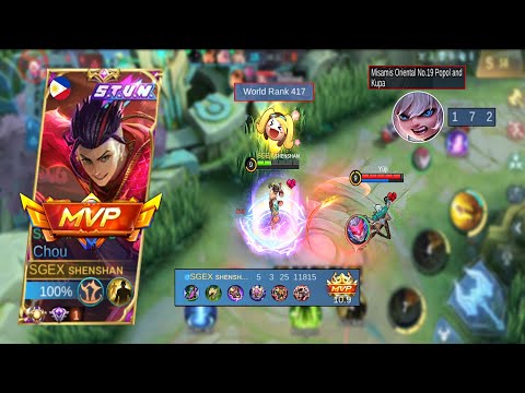 ROAM CHOU AGGRESSIVE CARRY TEAM TO WIN - MLBB Best Chou Plays 2022