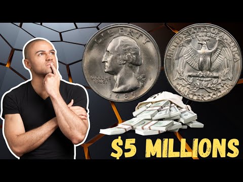 Ultra Rare 1985 Washington Quarter Dollar Worth a Lot of Money! Coins Worth Money