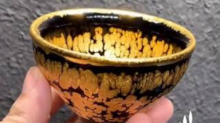 Golden & Silver Jian Zhan Gongfu Tea Cup