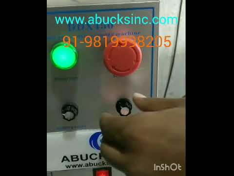 ELECTRIC SEMIAUTOMATIC PLASTIC BOTTLE SCREW CAPPING MACHINE