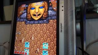 Capcom Legendary Wings (1986): Arcade Gameplay (Actual Hardware)