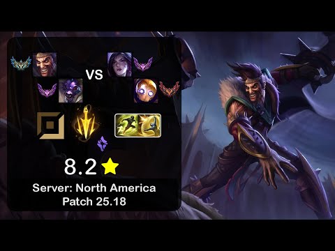 Draven ADC + Alistar vs Kai'Sa + Blitzcrank - NA Challenger - Patch 25.18