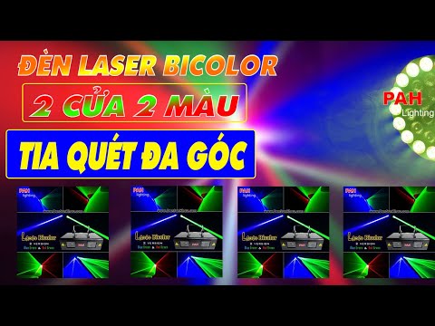 Đèn tia laser Bicolor đa phong cách cuốn hút người xem