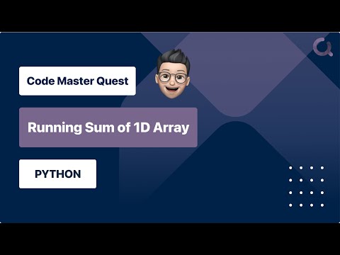Leetcode Running Sum Of 1d Array Solution Explained Python