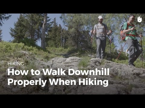 How to Walk Downhill | Hiking