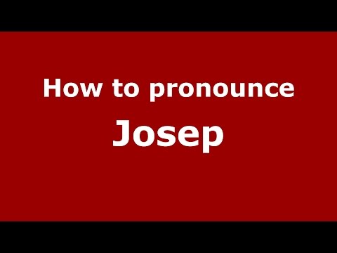 How to pronounce Josep (Spanish/Argentina) - PronounceNames.com