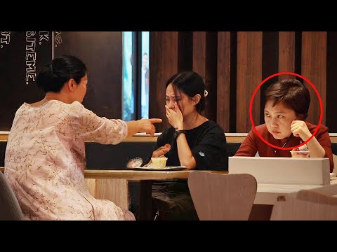 看到孕婦被婆婆強迫進食，一旁的路人們忍不住了