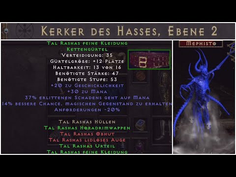 Tal Rashas Feine Kleidung Farming Guide DEUTSCH - Diablo 2 Resurrected