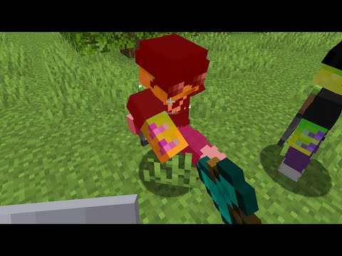 wrecking people in minecraft :)