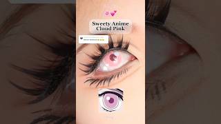 🌸 Demon Slayer #nezuko Kamado Cosplay Lenses  #sweetycon #contactlenses #demonslayer #kny #shorts