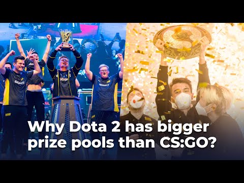 Why Dota has more prize money than CS:GO?