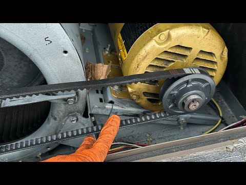 How to replace a hvac blower motor pulley/sheave