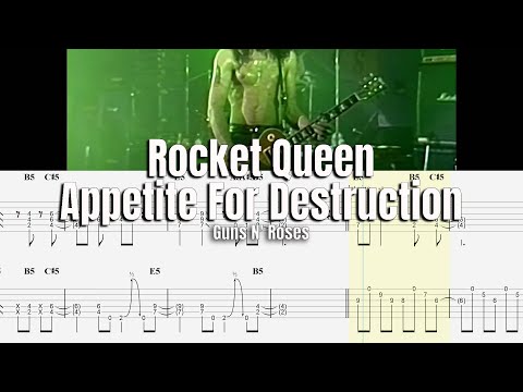 Rocket Queen | Guns N' Roses  | Guitar Tab & Playalong