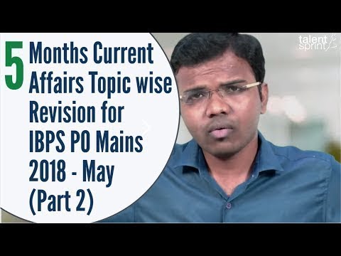 One Liner Current Affairs of May, 2018 | TalentSprint